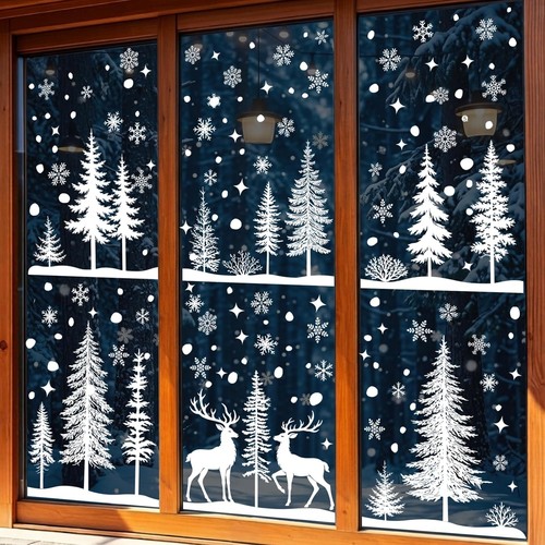Christmas window stickers - christmas, |