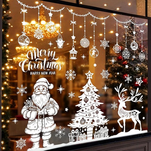 Christmas window stickers - window,