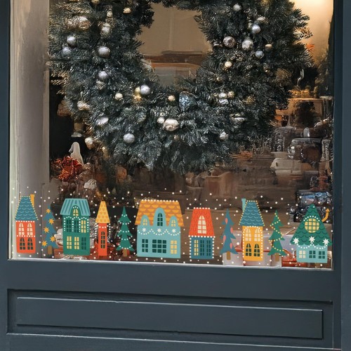 Large christmas window - large,