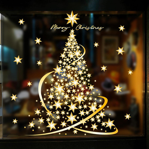 Christmas window clings - window,