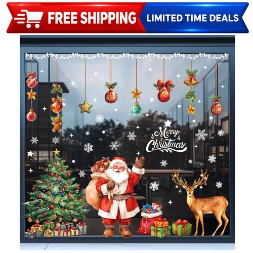 Xnova 174pcs christmas window - xnova,