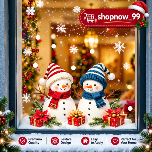 Large christmas window - christmas,