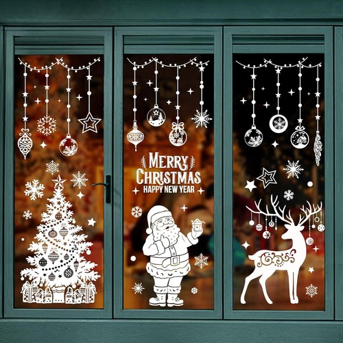 104 pcs large christmas window - 104,