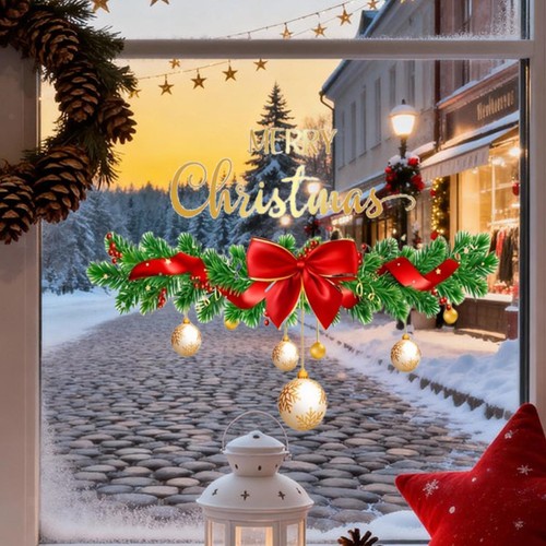 Christmas window sticker large - window,