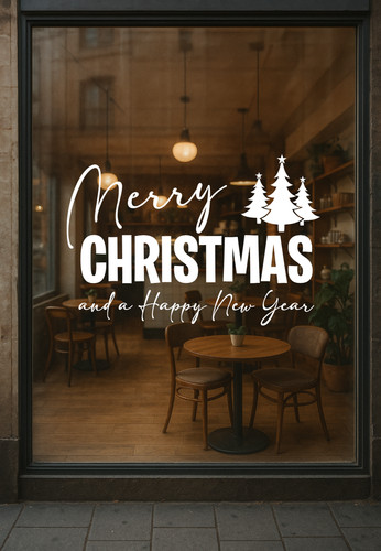 Christmas window wall stickers - christmas,