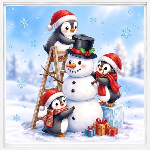 Large christmas window - large,