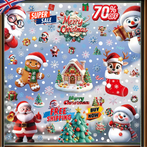 Large christmas window - large,