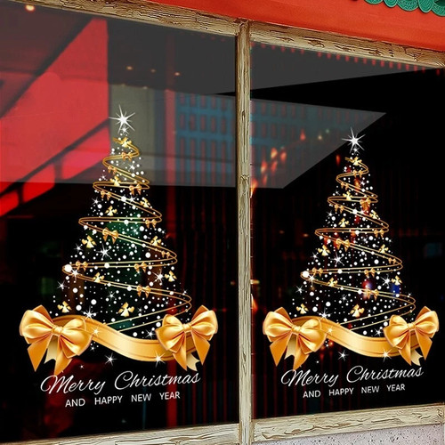 Gold christmas xmas tree - xmas, art
