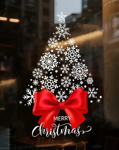 Christmas large white - large, x
