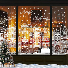 4 Sheets Christmas Window