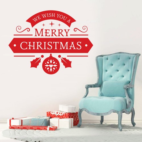 Merry christmas home wall - christmas,