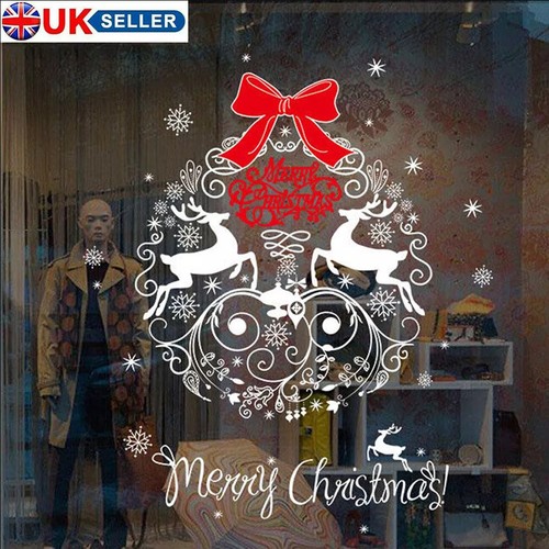 White christmas large window - white,