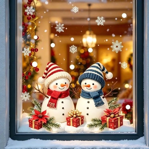 Large christmas window - large,