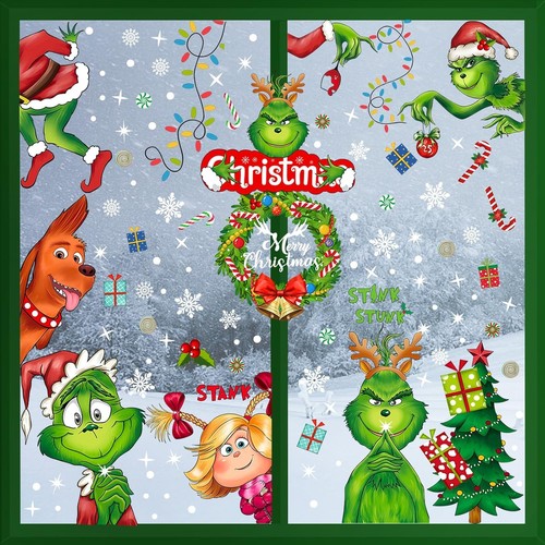 Christmas window stickers - stickers, 9