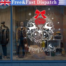 Large Merry Christmas Window