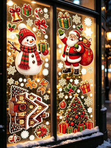 Christmas window stickers - christmas, 9