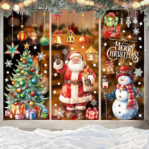 Christmas window stickers - window,