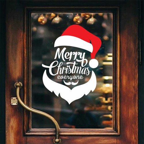 Merry christmas vinyl stickers - merry,