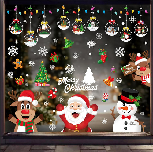 Large christmas window - large,