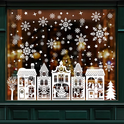 Christmas window stickers - christmas,