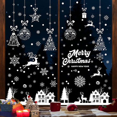 192pcs reusable snowflake - 192pcs,
