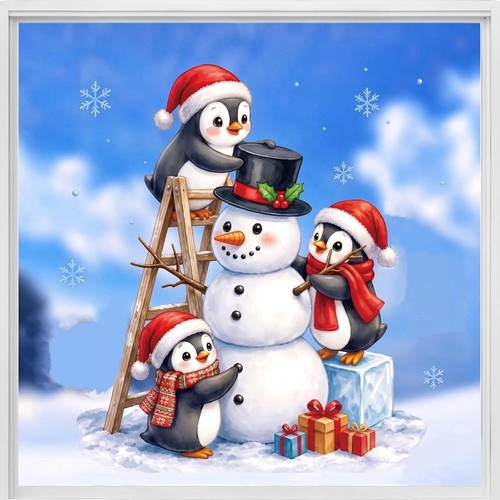 Large christmas window - large,