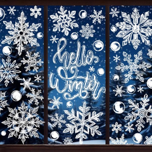 Christmas window stickers - stickers,, 4