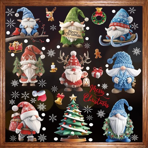 Christmas window stickers - window, 9