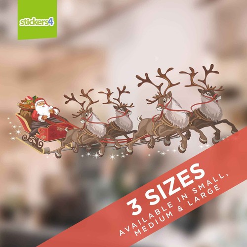 Santa sleigh double - sleigh, double-sided