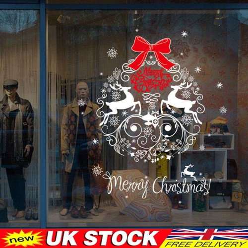 Large merry christmas window - merry,