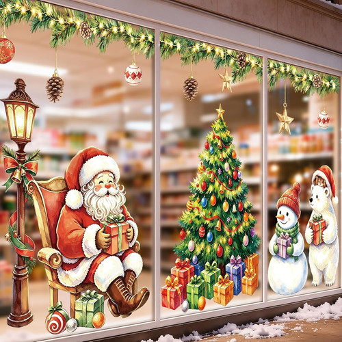 Large christmas window - large,