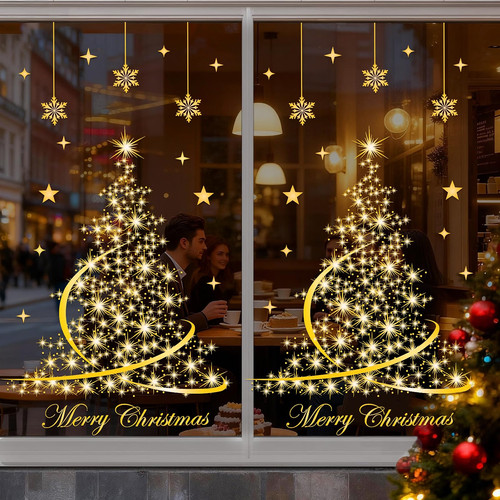 Large christmas window - large,