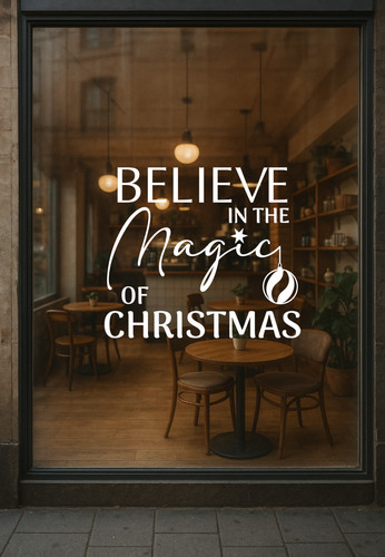 Christmas window wall - christmas, stickers