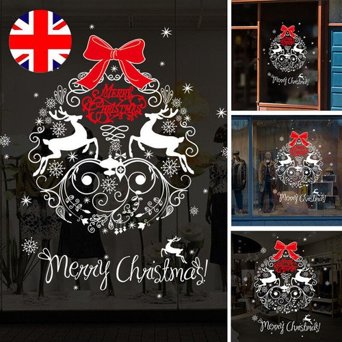 Large merry christmas window - large,