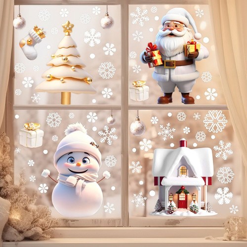 White christmas window - christmas,