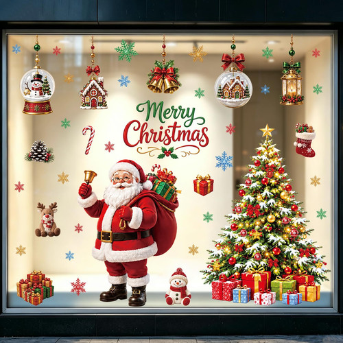 Christmas window stickersn - window,